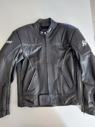 Giacca moto vera pelle Sgaset