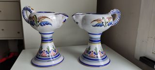 Conjunto de Jarrón y candelabros