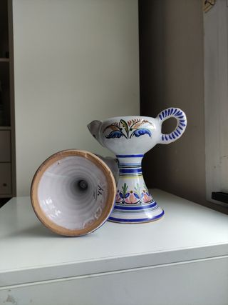 Conjunto de Jarrón y candelabros