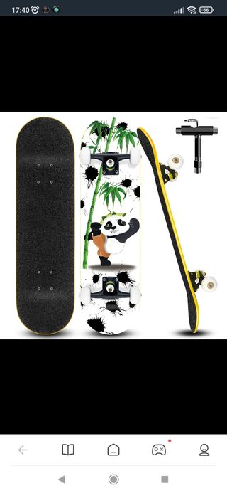 Skateboard Skate Tablas Monopatín Maple para Niños