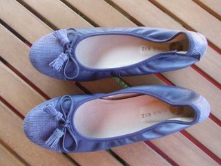 Zapato bailarina azul marino talla 39
