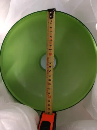 Lampara opalina verde