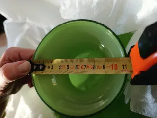 Lampara opalina verde