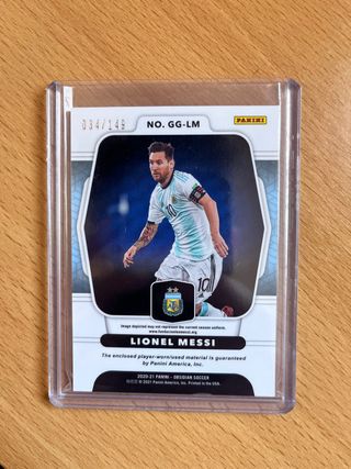 LIONEL MESSI PATCH /149 PANINI TOPPS CROMO CARTA 