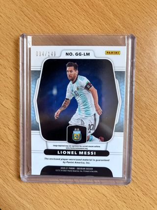 LIONEL MESSI PATCH /149 PANINI TOPPS CROMO CARTA 