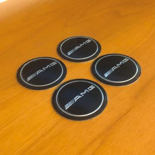4 lenti adesive AMG nero 56mm