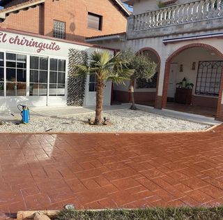 Hormigon impreso y pulido