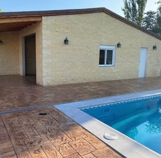 Hormigon impreso y pulido