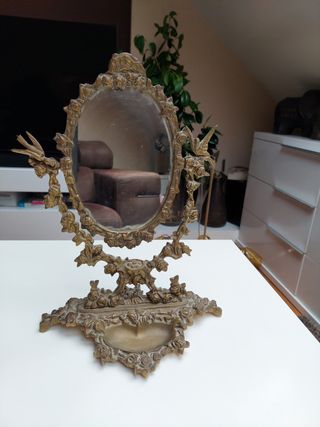 Espejo tocador de broce