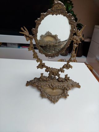 Espejo tocador de broce