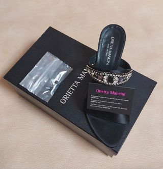 Sandalia vestir Orietta Mancini con Swarovski