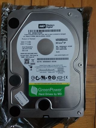 DISCO DURO sata WD 500 GB