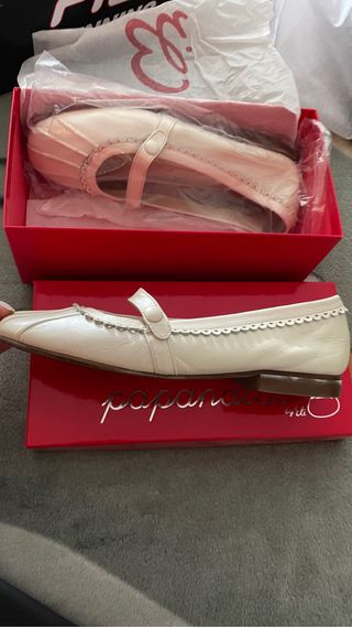 Zapatos blancos niña 