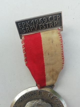 medalla de plata EPK 1969 CFP SRPVESTRP
