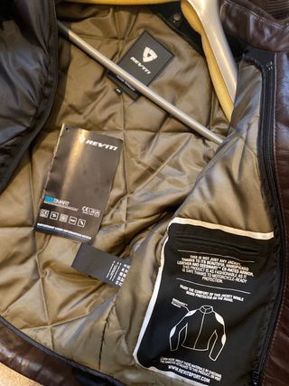 Chaqueta moto Rev’it mujer + guantes