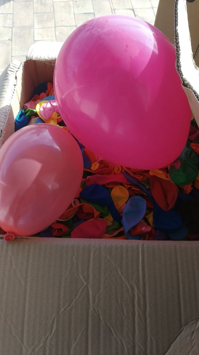 caja globos surtida 