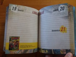 Agenda Marvel Comics 2013. En Italiano.