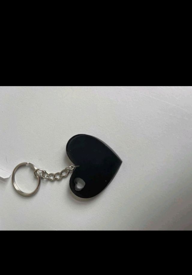 Molde de silicona de corazón para llavero