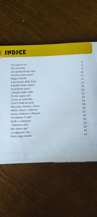 libro per bambini sull astronomia