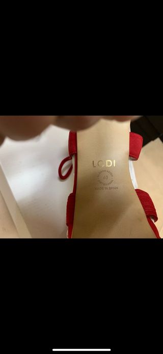 Sandalias en piel de calidad Lodi n 40 a estrenar