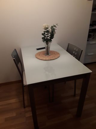 Mesa cristal extensible