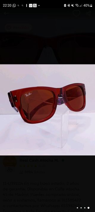 Ray Ban Mega wayfarer