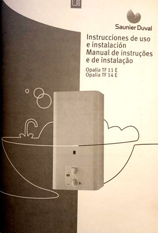 CALENTADOR DE AGUA A GAS SAUNIER DUVAL