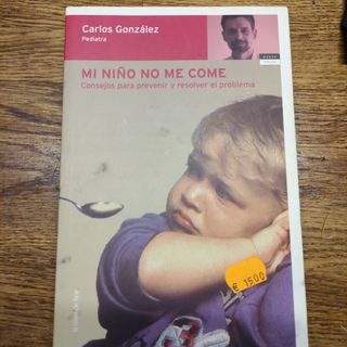 " Mi niño no me come", libro