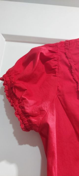 Blusa /Camisa cruzada roja