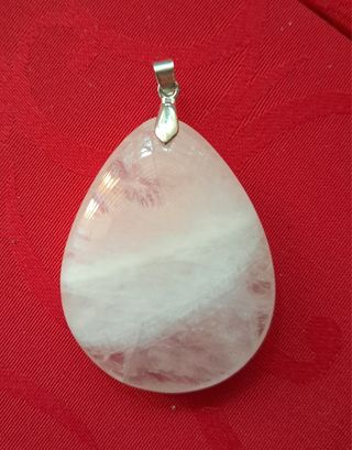Simil piedra con broche de plata