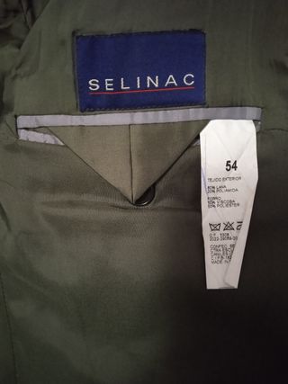 Chaqueta de paño para hombre.