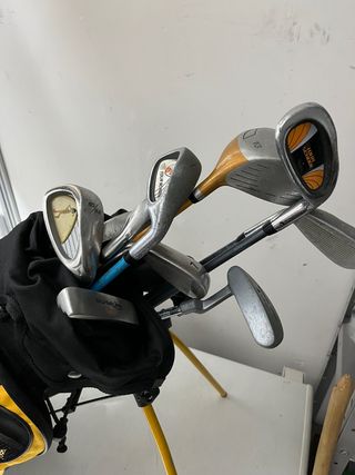 Bolsa y palos golf niñ@
