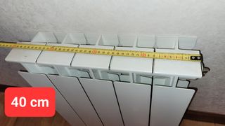 Radiador de aluminio de 60x40x10