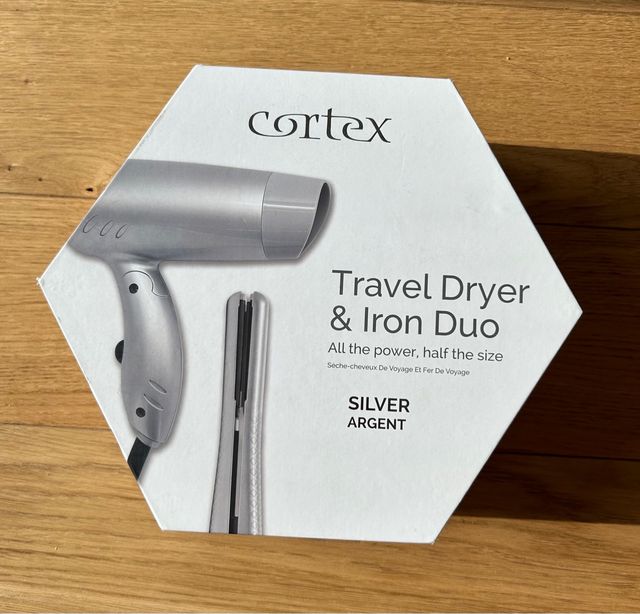 Kit piastra e asciugacapelli da viaggio