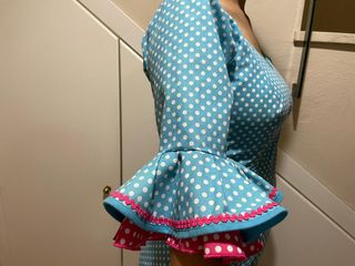 Traje flamenca corto
