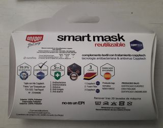 Mascarilla Smartmask Onfoot XL y L