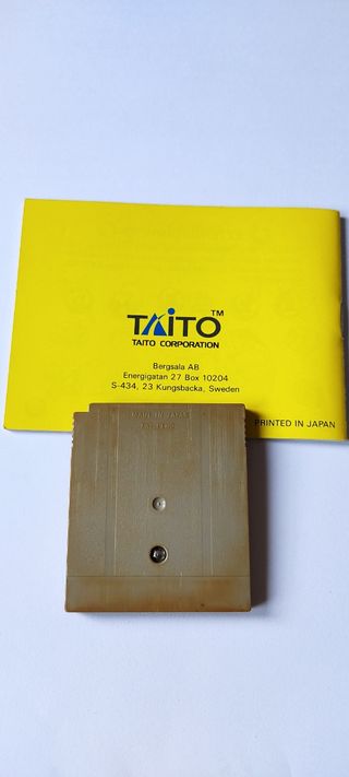 Juego bubble bobble Game boy con manual