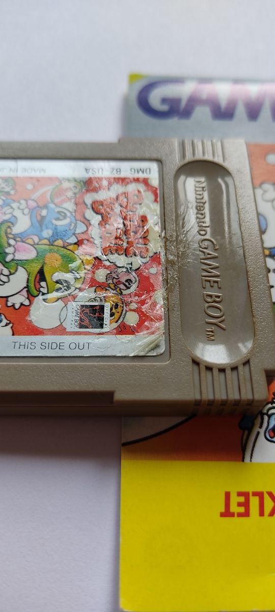 Juego bubble bobble Game boy con manual