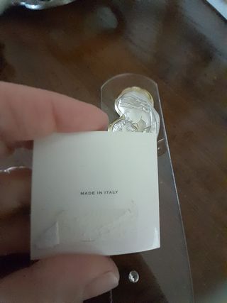 Segnalibro in Argento laminato e plexiglass