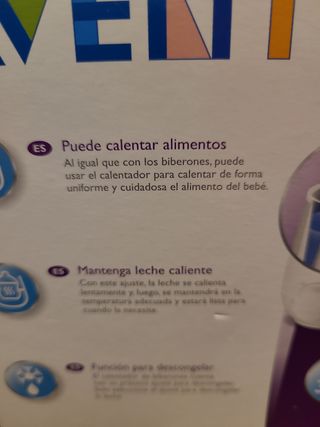Calienta biberones Philips Avent