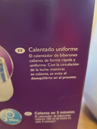 Calienta biberones Philips Avent
