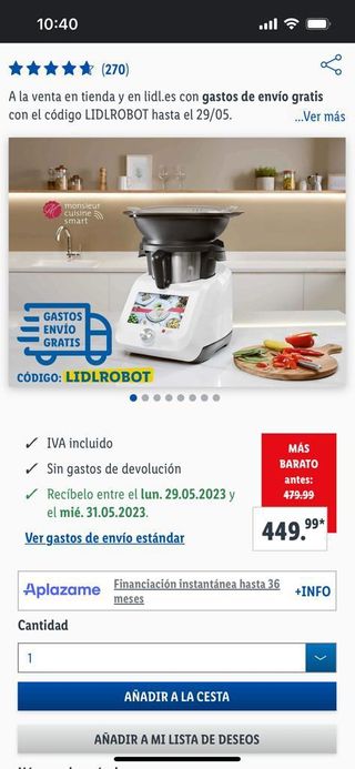 Robot de cocina Lidl
