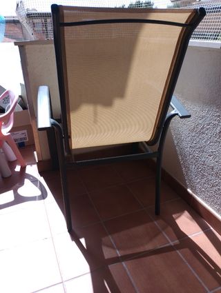 lote Mesa jardín con 2 sillones