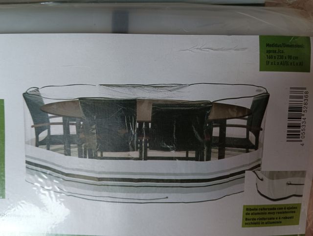 Funda protectora mobiliario jardín NUEVO