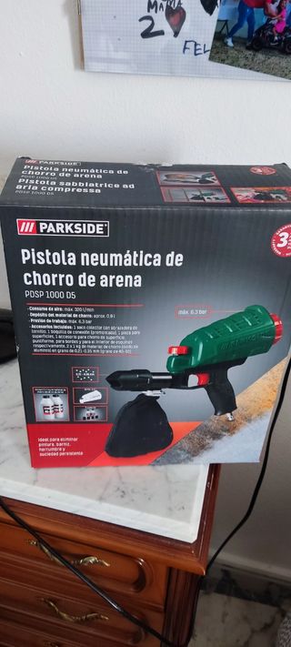 Pistola neumática chorro de arena