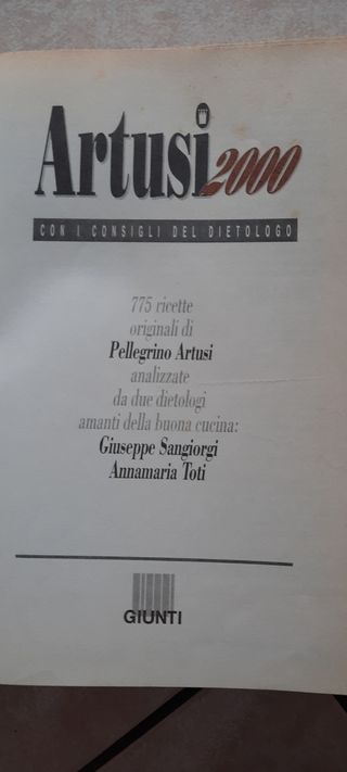 Libro ricette Artusi