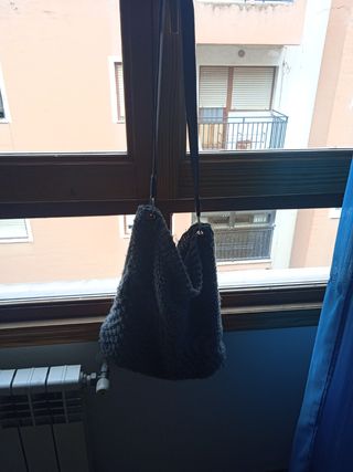 bolso lana cremallera rota