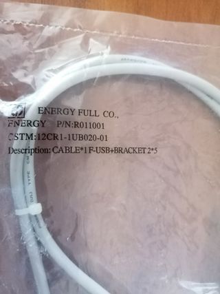 Cable USB + bracket