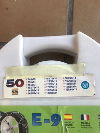 Cadenas nieve metálicas