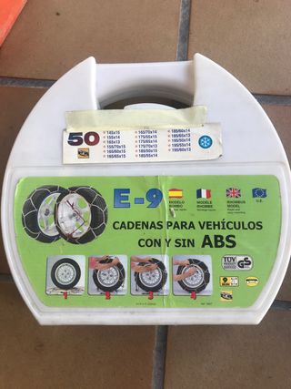 Cadenas nieve metálicas